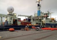 Loading the Knorr in Reykjavik